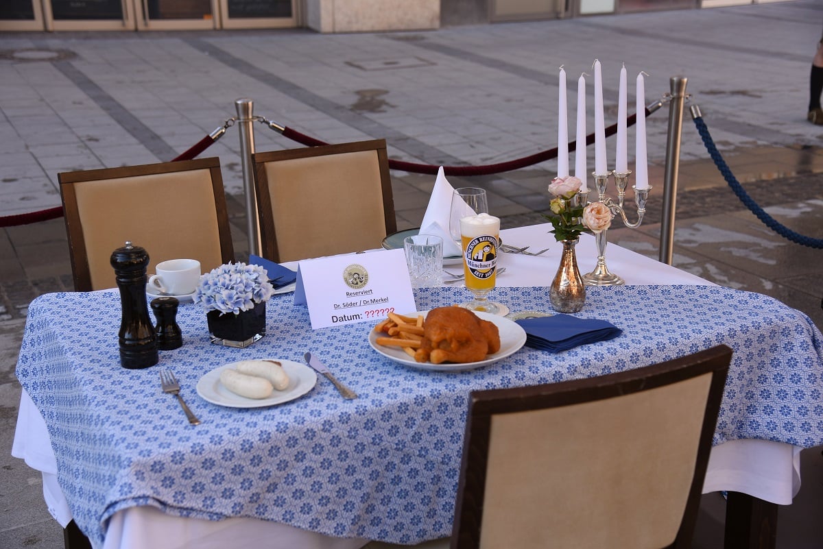 DEHOGA Bayern "Aktion - Gedeckter Tisch und gemachtes Bett" 