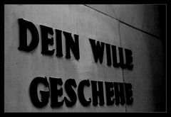 Dein Wille...