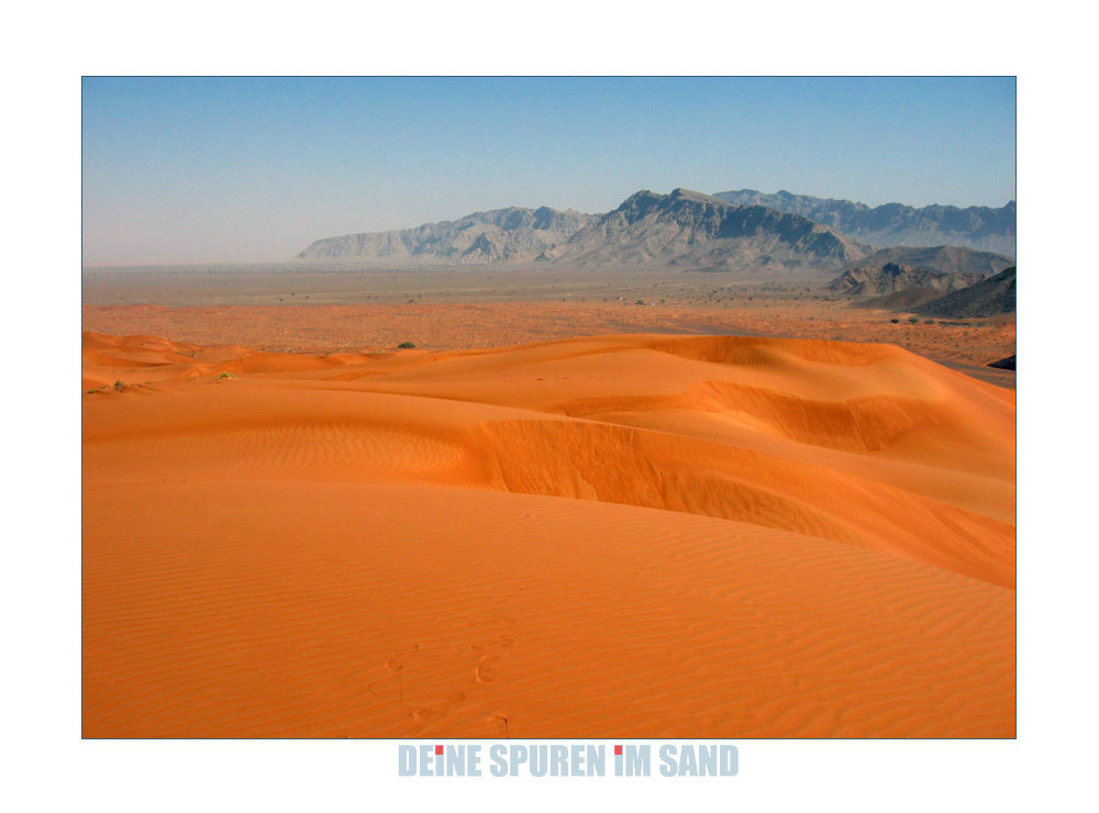 Deine Spuren im Sand...