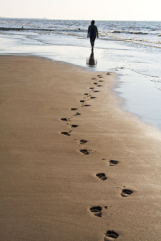Deine Spuren im Sand Foto &amp; Bild landschaft, meer &amp; strand, watt