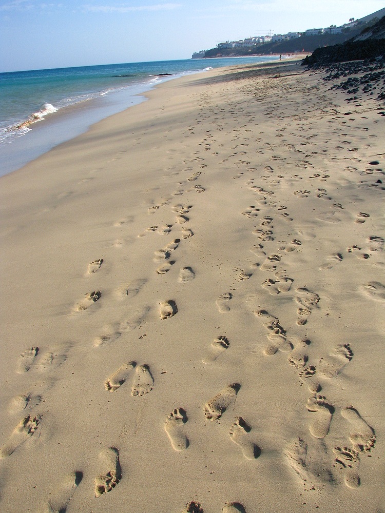 Deine Spuren im Sand....