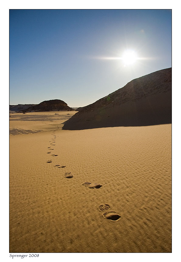 Deine Spuren im Sand