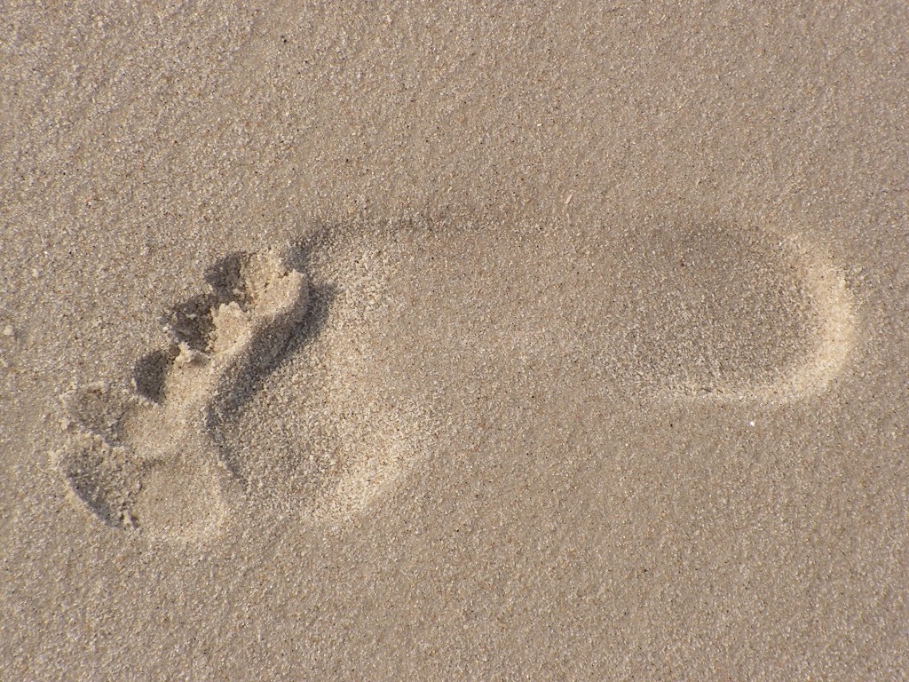 Deine Spuren im Sand...