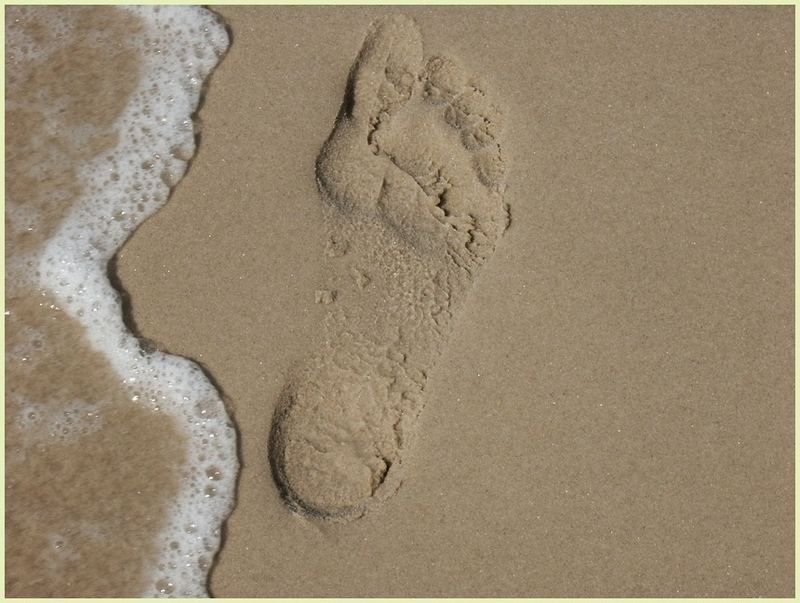 Deine Spuren im Sand...........