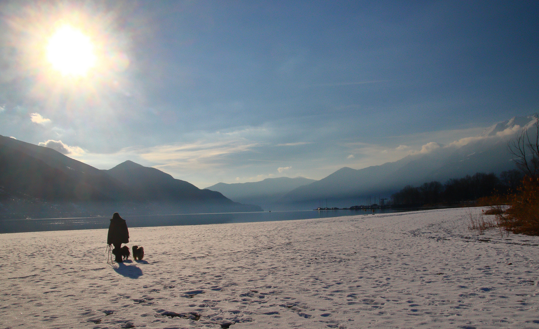 deine Spuren im Schnee