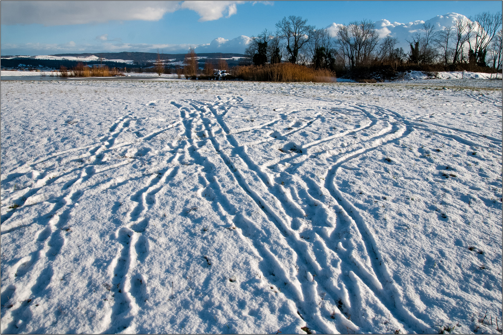 Deine Spuren im Schnee, die ich immer noch seh.