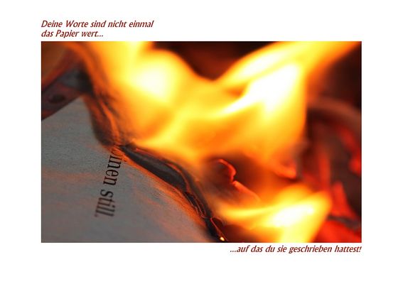 Deine Worte...