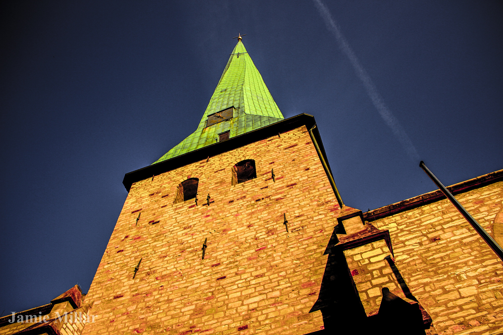 Delbrücks Schiefer Kirchturm