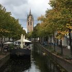 DELFT Blick auf die Oude Kerk