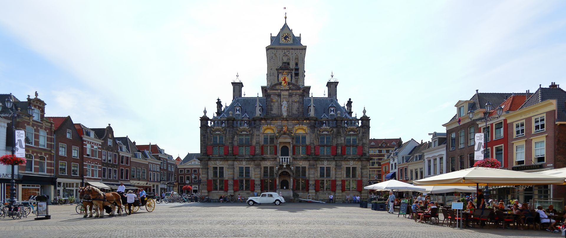 Delft, Rathaus auf dem Markt