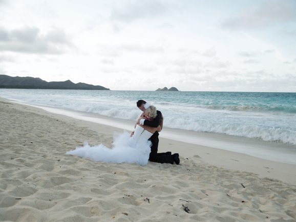 Delia und David, 12.06.2012, Waimanalo Beach, Hawaii 06