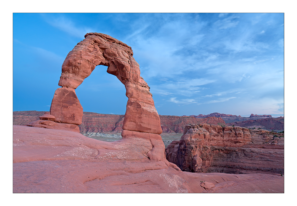 Delicate Arch after Sunset