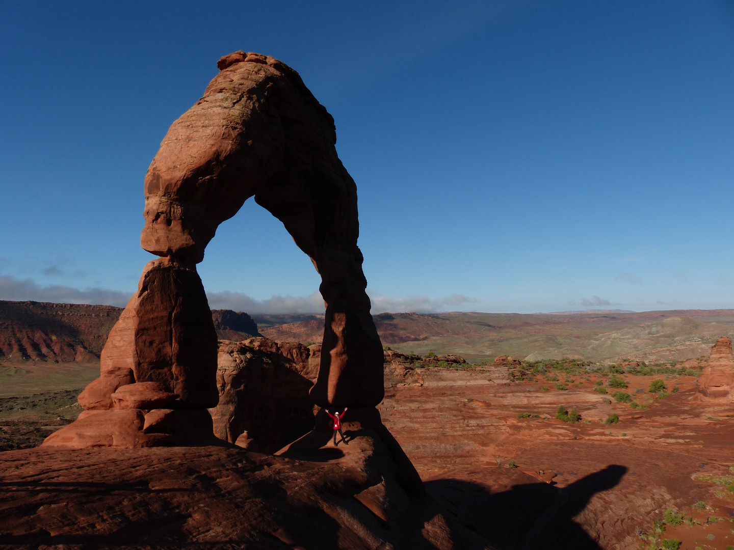 Delicate Arch am frühen morgen