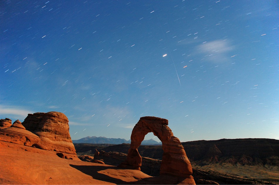 Delicate Arch bei Nacht