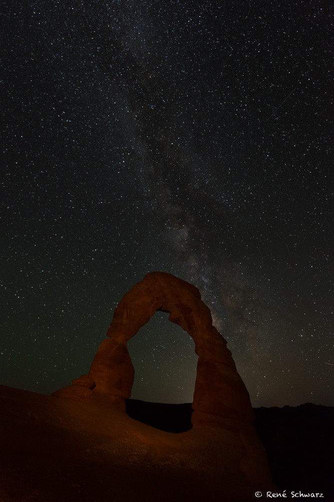 Delicate Arch by Night