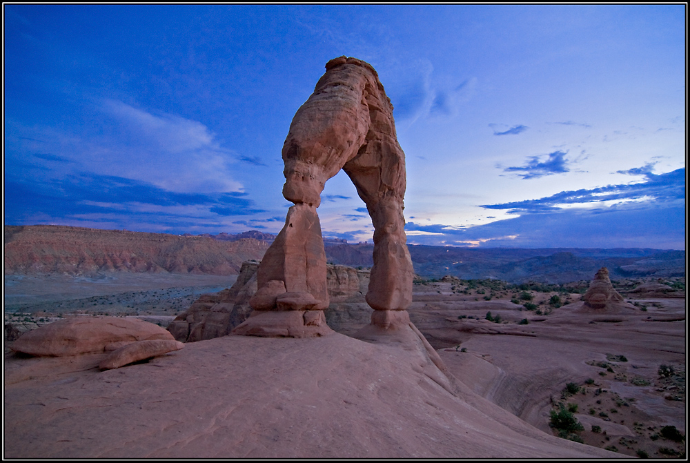 Delicate Arch - during the blue hour