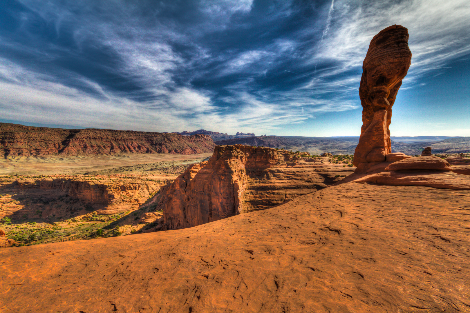 Delicate Arch einmal von der Seite