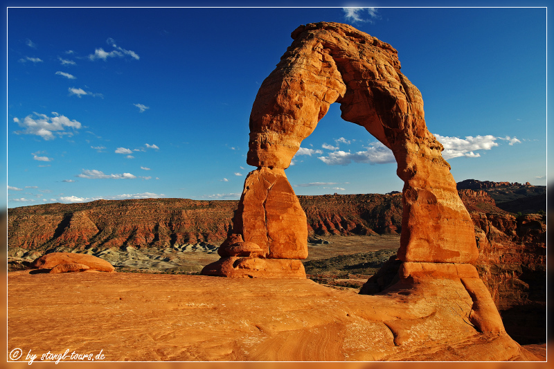 Delicate Arch im Abendlicht...