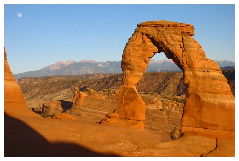 Delicate Arch im Sonnenuntergang