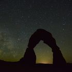 Delicate Arch in der Milchstraße