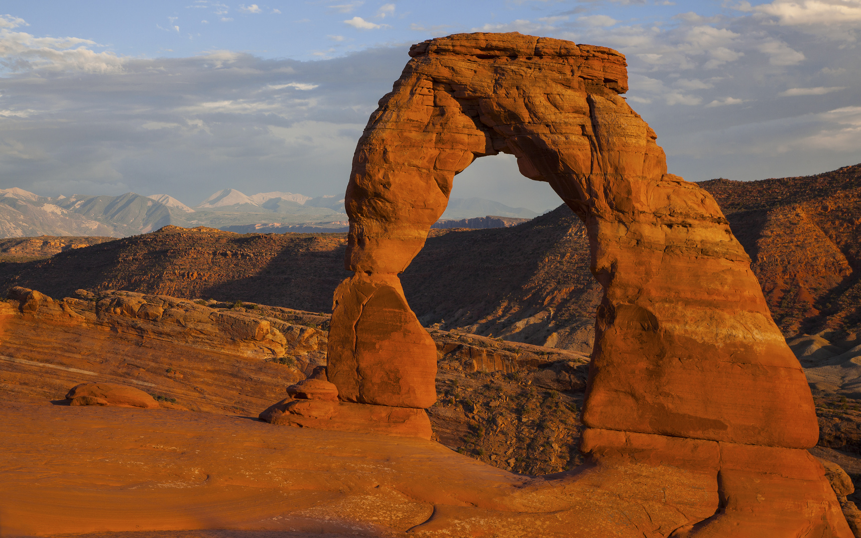 Delicate Arch kurz vor Sonnenuntergang