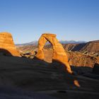 Delicate Arch - Schattenspiele zum Sonnenuntergang