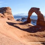 Delicate Arch und aus ungewöhnlicher Sicht, und meine Gedanken