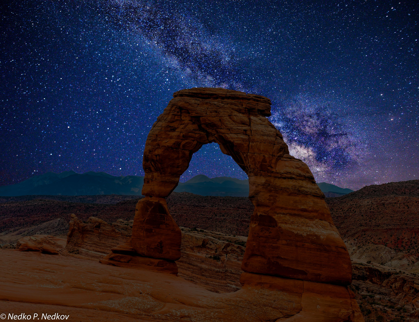 Delicate Arch und die Milchstrasse