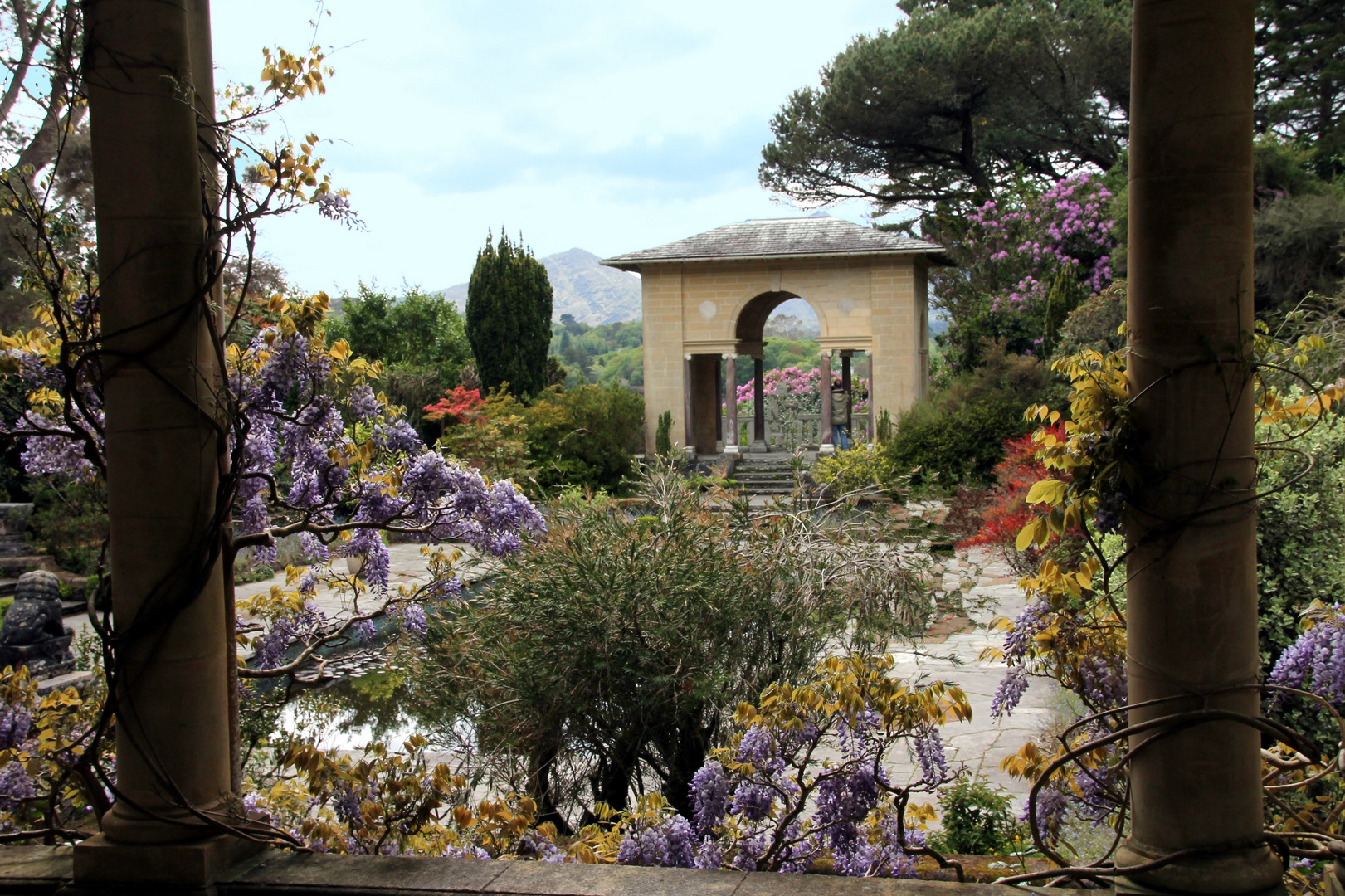 Délicieux jardin et villa