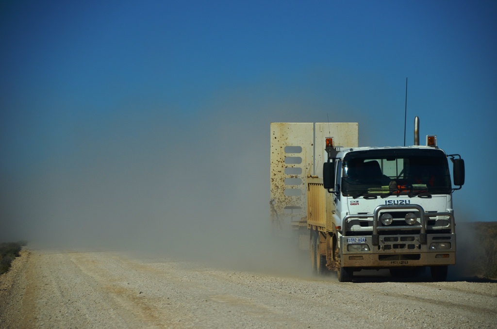 Delivery in the outback