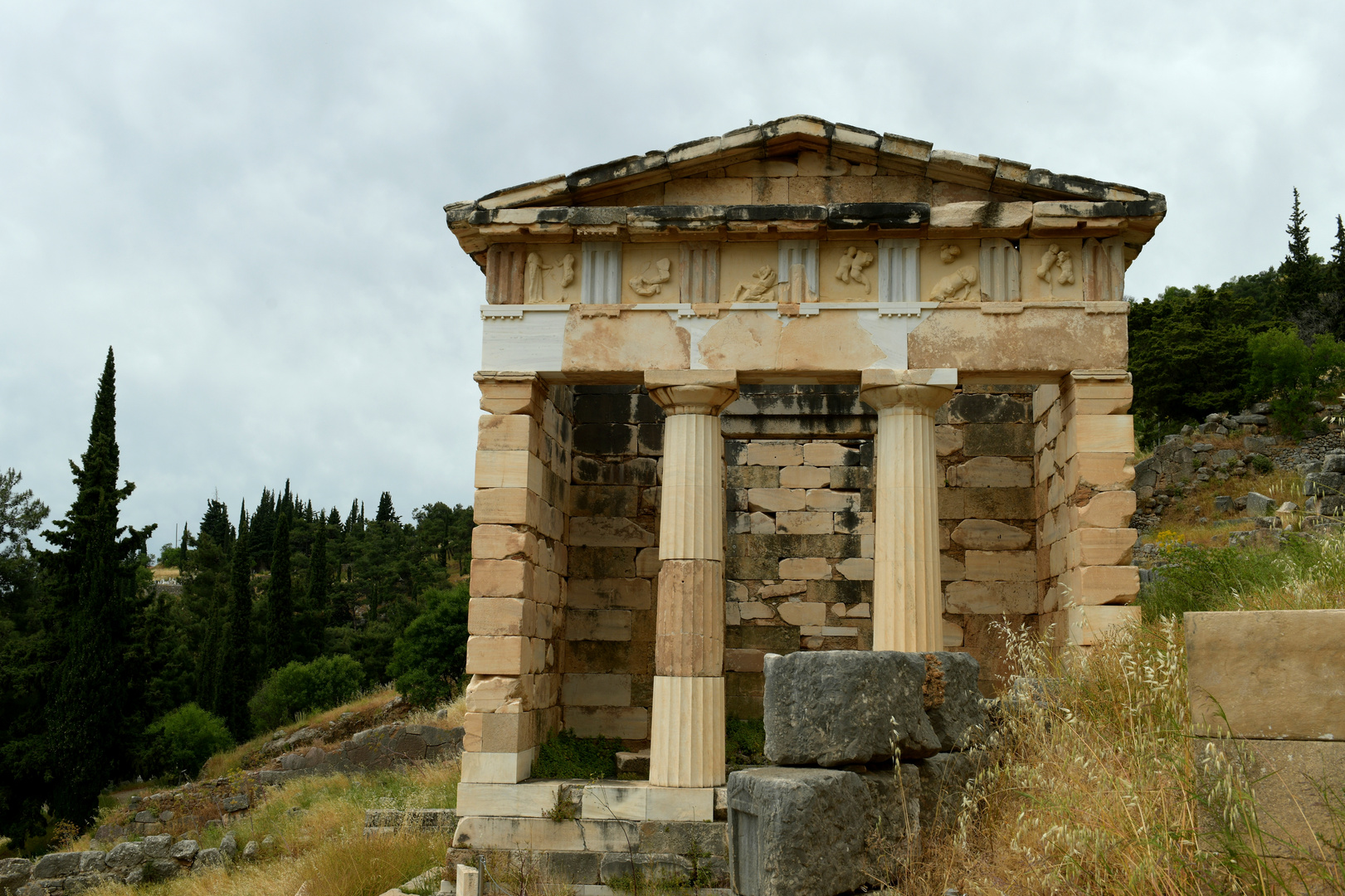 Delphi 03: Schatzhaus der Athener