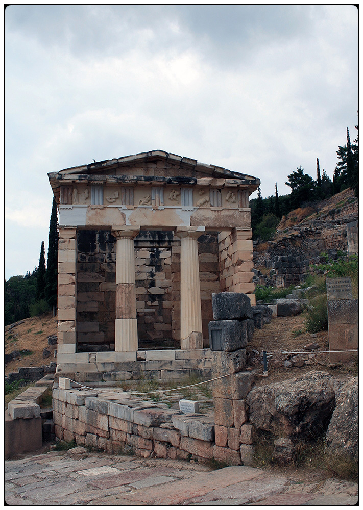 Delphi -Schatzhaus der Athener