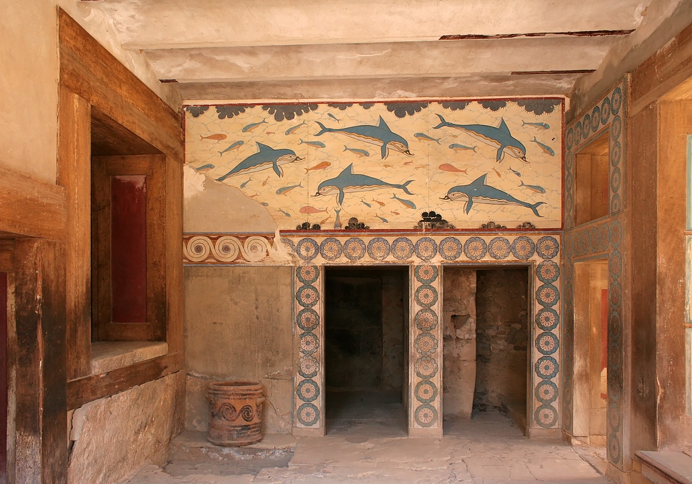 Delphinzimmer im Palast von Knossos