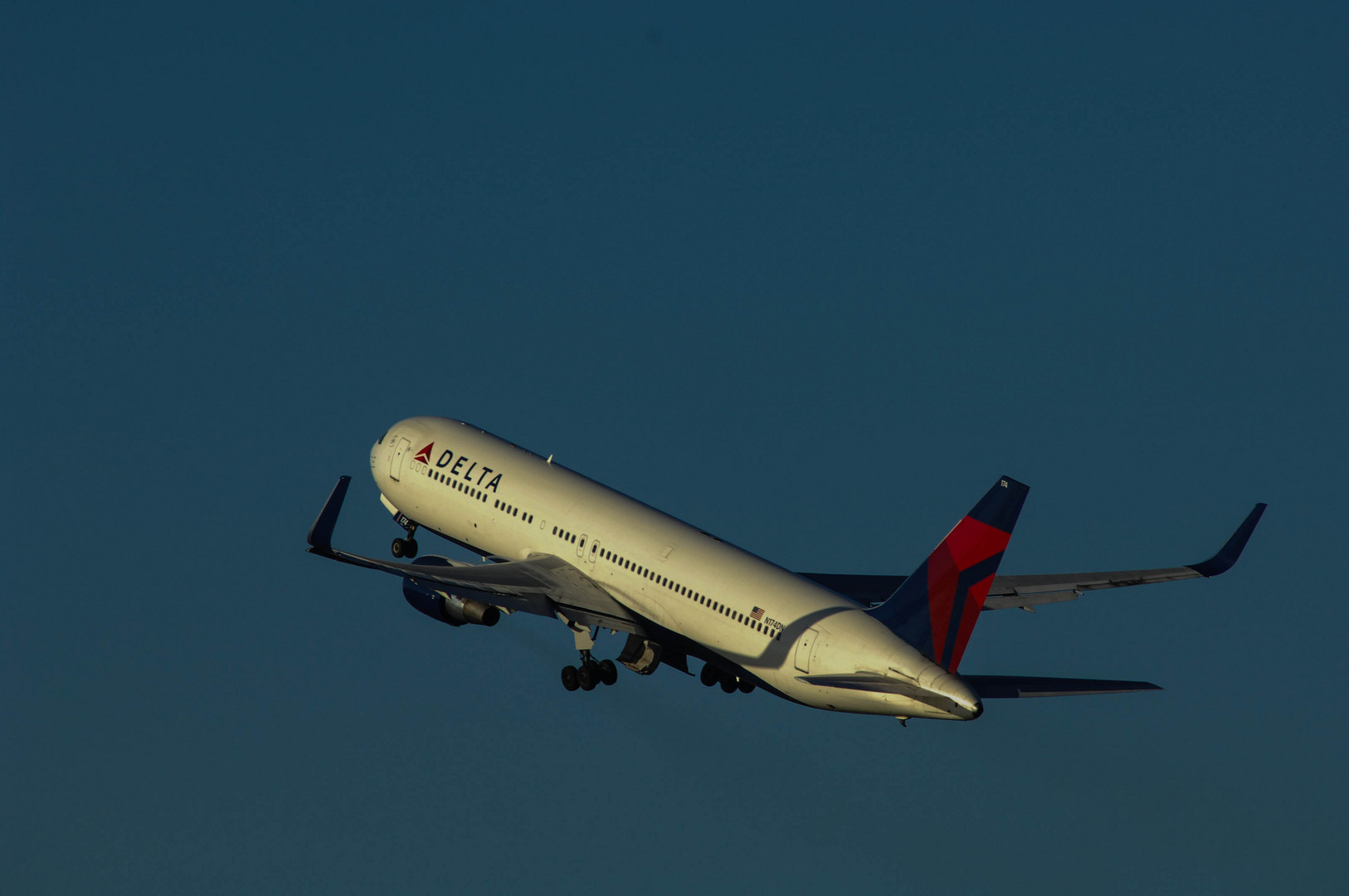 Delta Airlines auf dem Weg nach Atlanta