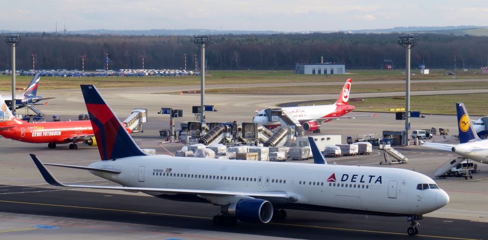 Delta B767 at FRA