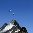 Delta Segler vor dem Schreckhorn