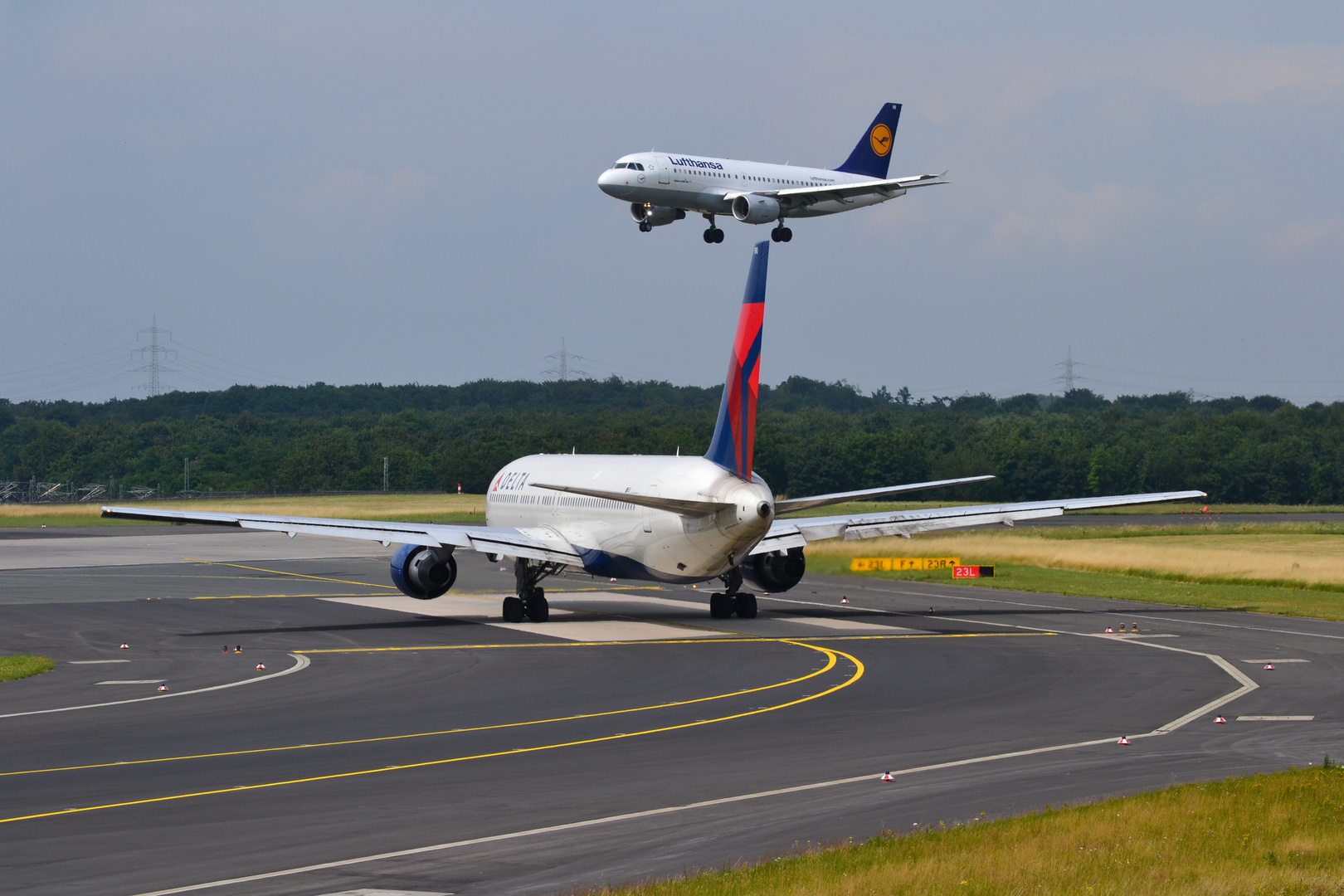 Delta von Düsseldorf international nach Atlanta