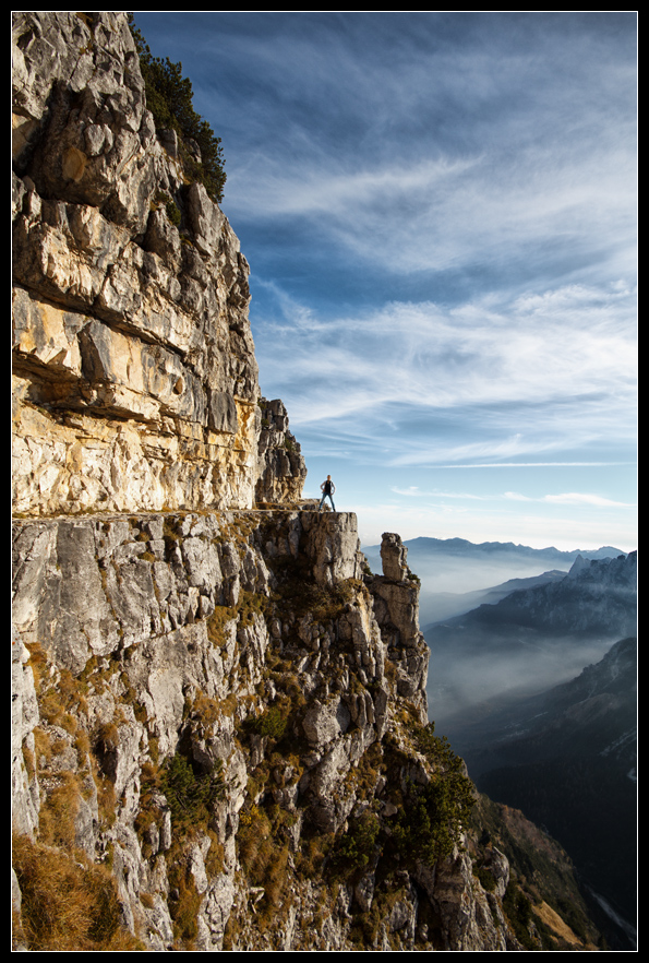 Dem Abgrund nahe, Strada delle 52 Gallerie am Pasubio