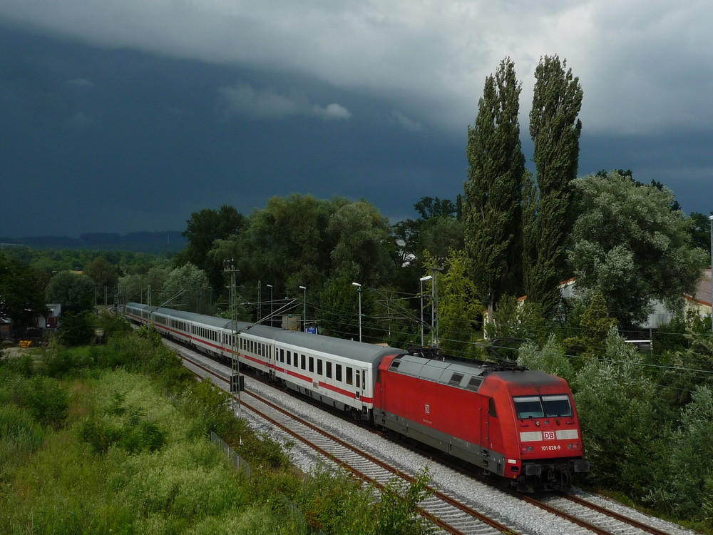 Dem Gewitter entgegen