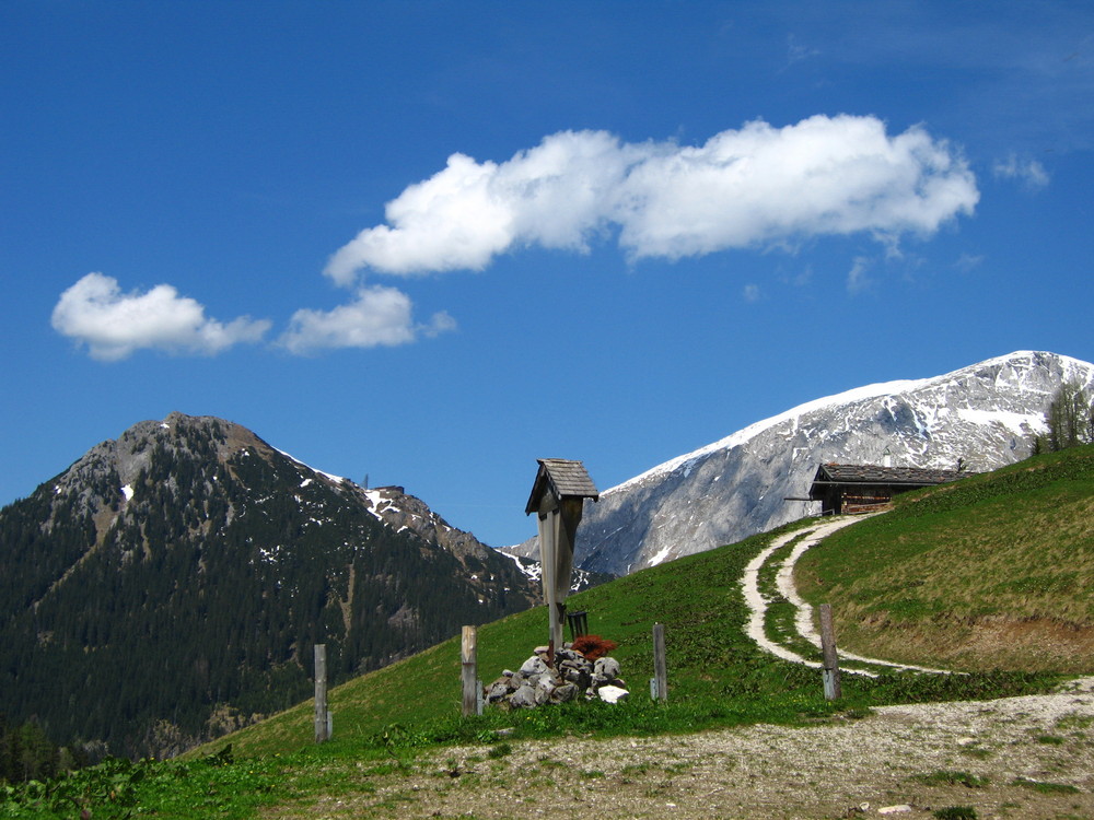 Dem großen Watzmann gegenüber...