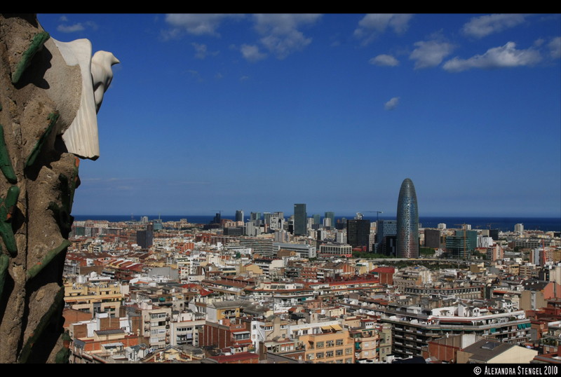 Dem Herrn Gaudí aufs Dach gestiegen