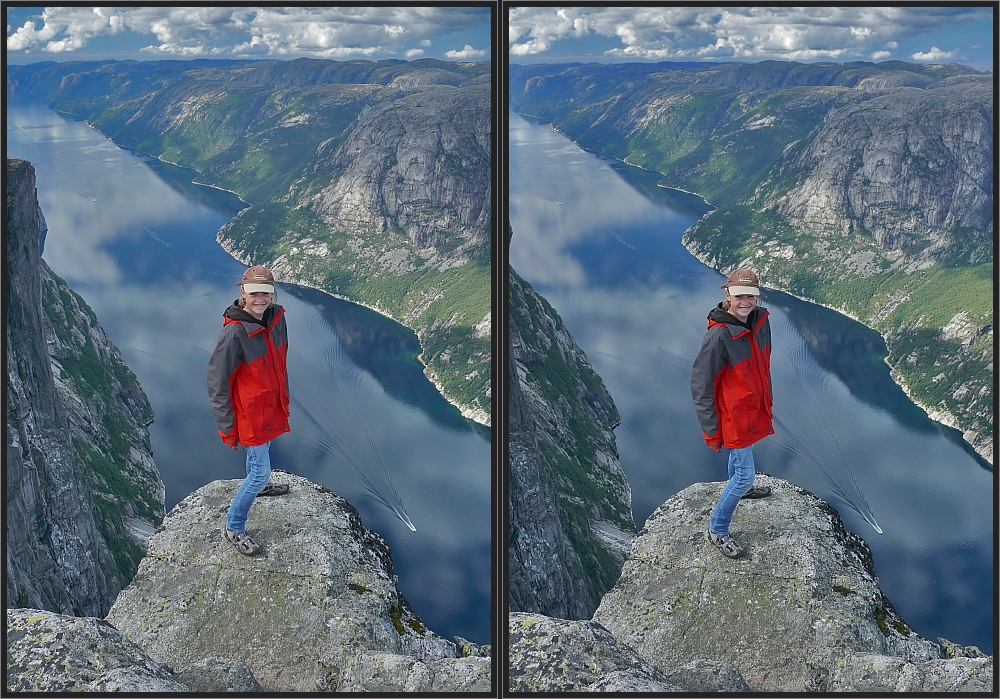 Dem Kjerag auf der Nase rumgetanzt