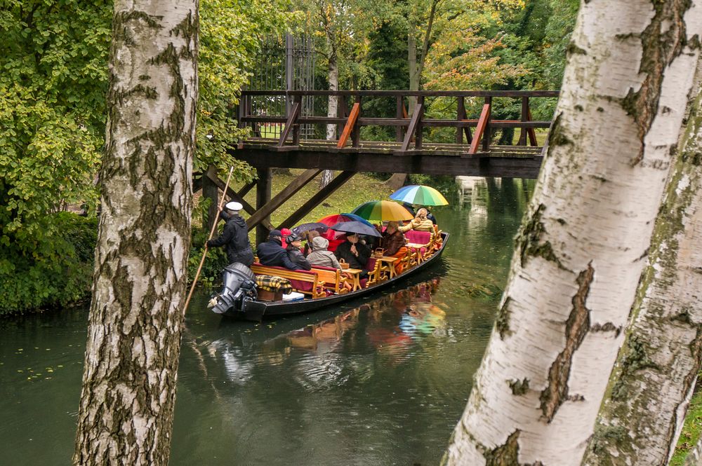 dem Regen trotzen - Schlossinsel Lübben/Spreewald