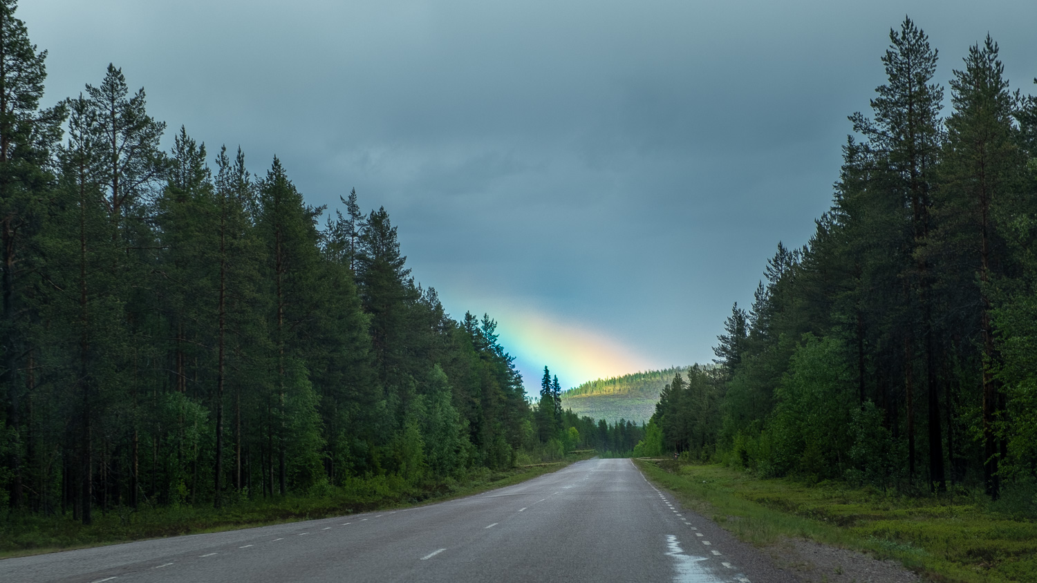 dem Regenbogen entgegen