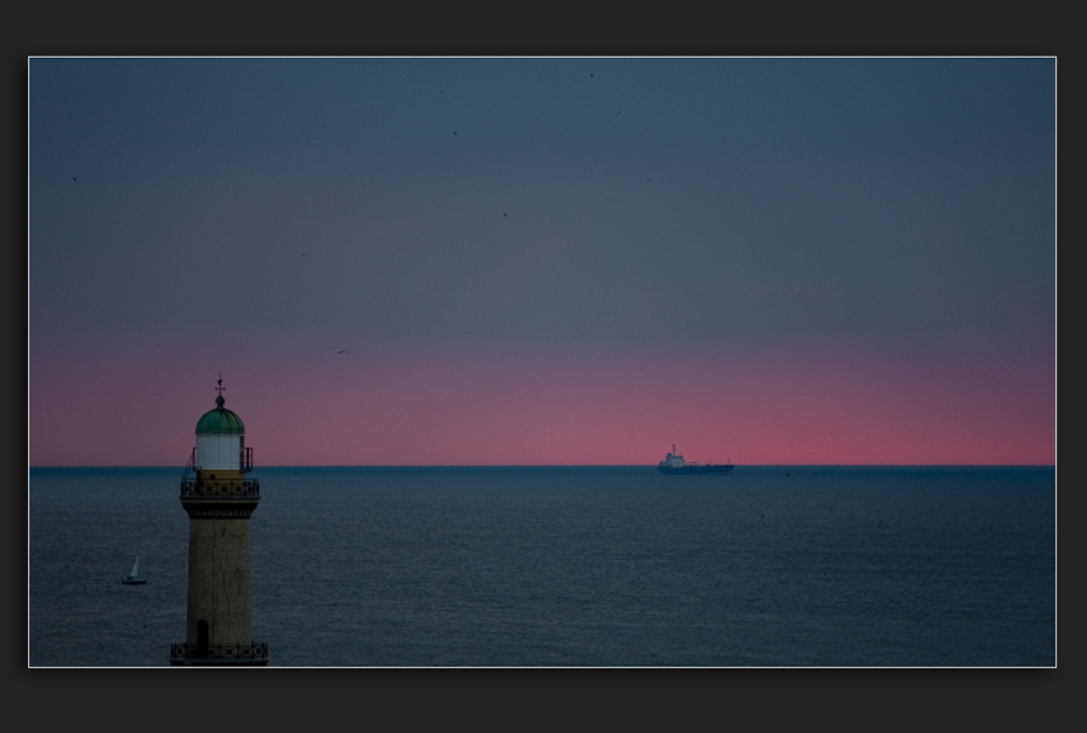 Dem Sonnenuntergang entgegen