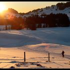 Dem Sonnenuntergang entgegen....