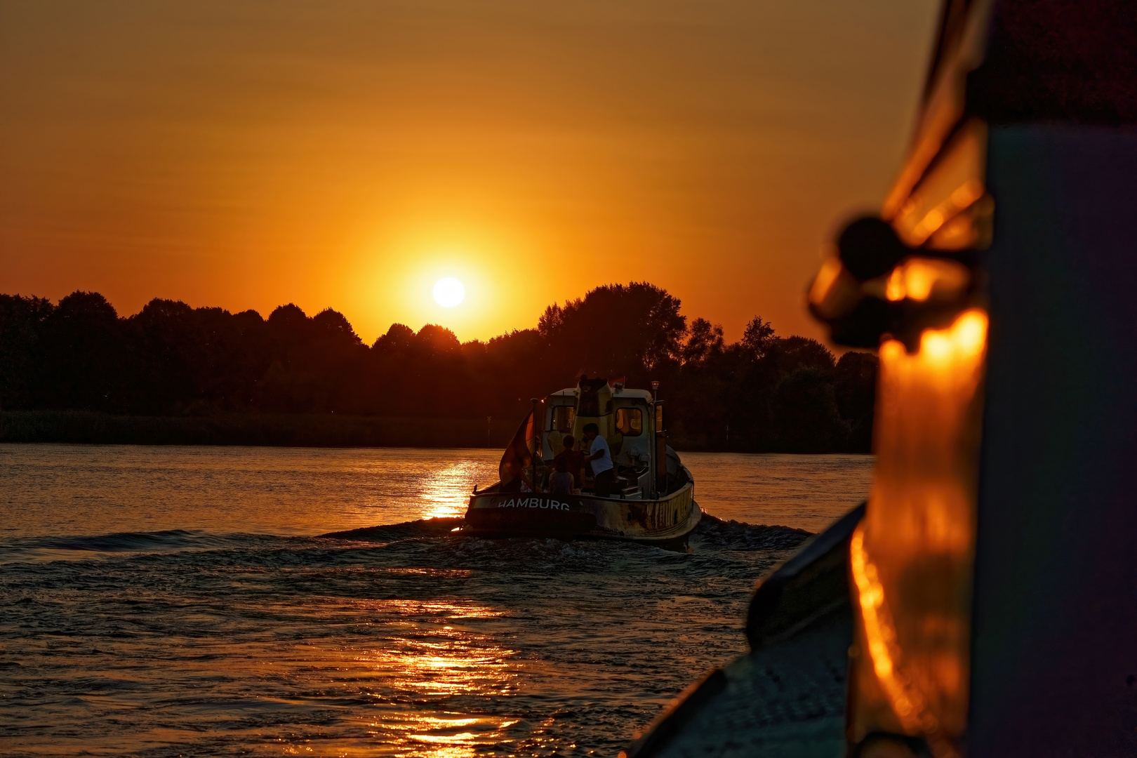 Dem Sonnenuntergang entgegen...