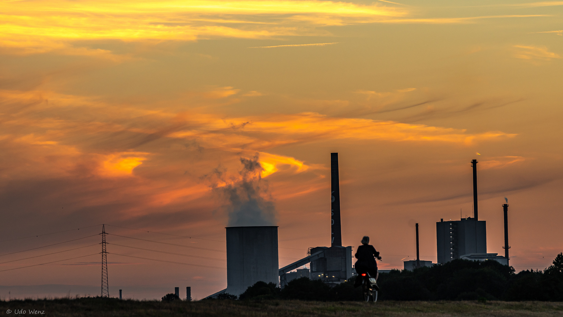 Dem Sonnenuntergang entgegen