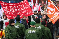 Demo 2009 Frankfurt Krise Zukunft Neckermanns 