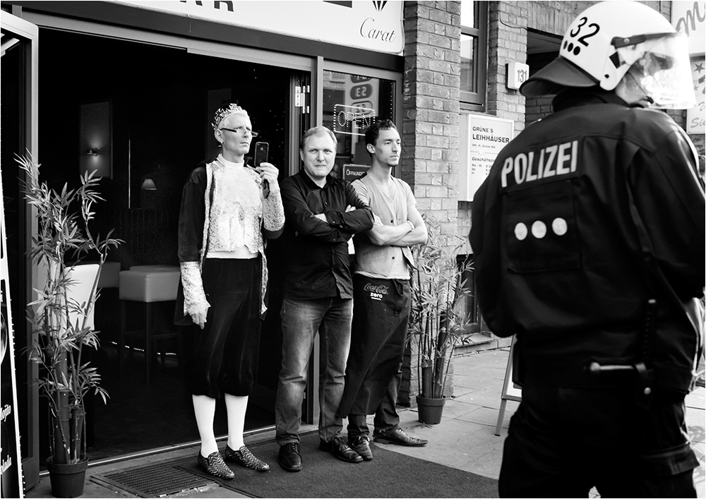 Demo auf der Reeperbahn